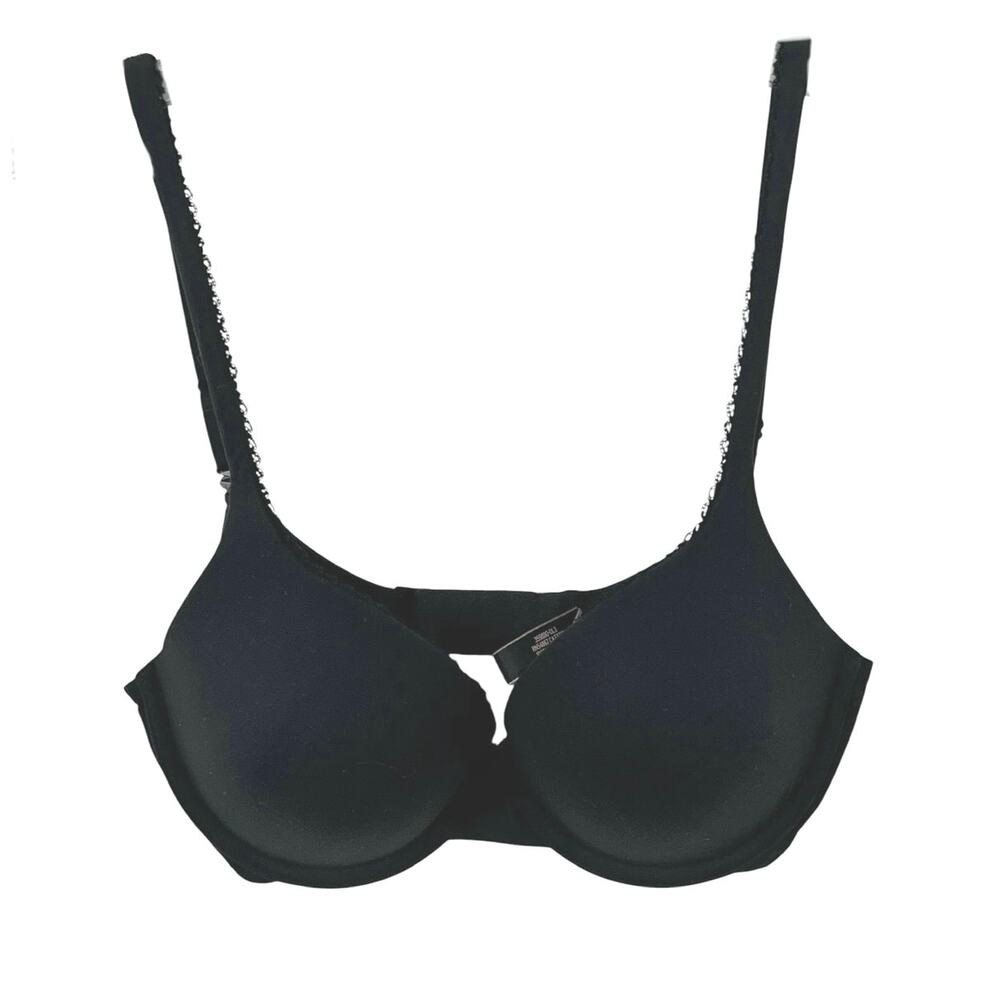 Victoria's Secret Body by Victoria Perfect Shape Bra Black 32D Underwire